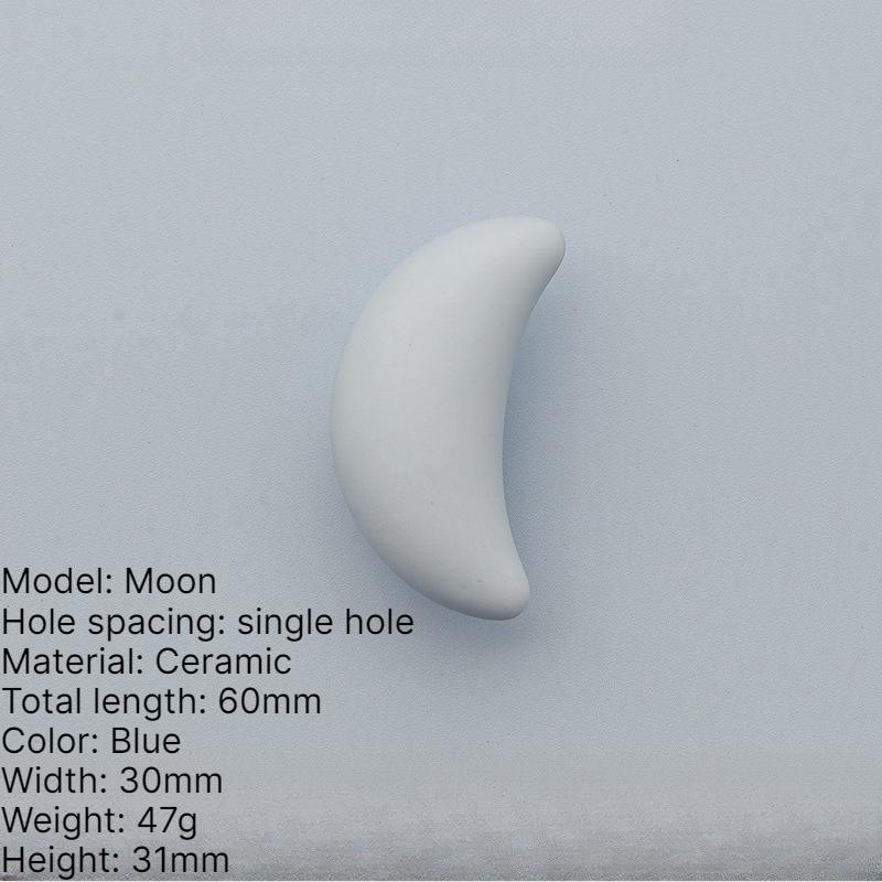 Matte Color Cloud Star Cabinet Knob Cute Cartoon Anti‑Collision Handle For Kids Room Wardrobe Drawer