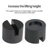 High Density Rubber Jacking Lift Pads Adapter Garage Essential Tool Suitable for Protects Rockers Panel and Chassis 4pcs
