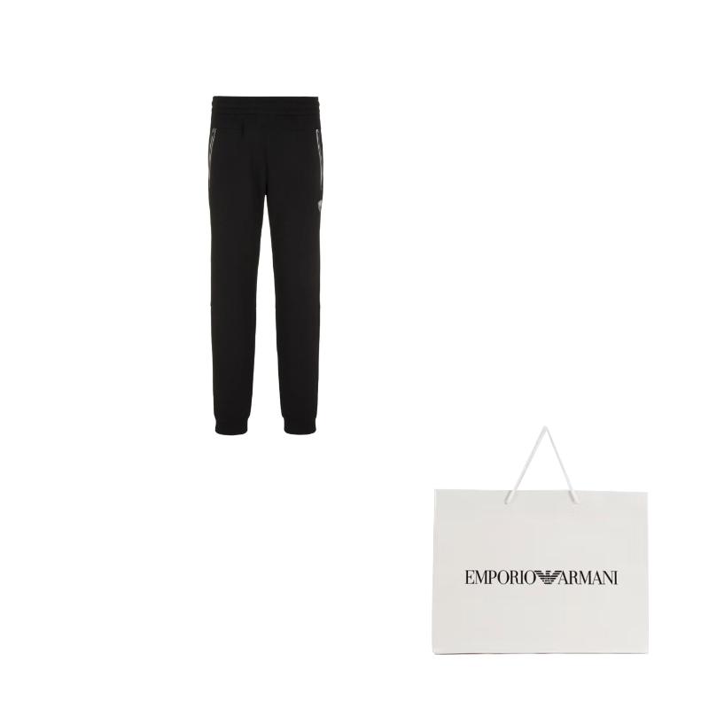 Ea7 EMPORIO ARMANI Logo Patch Tapered Track Pants 8NPP63-PJ4EZ-1200