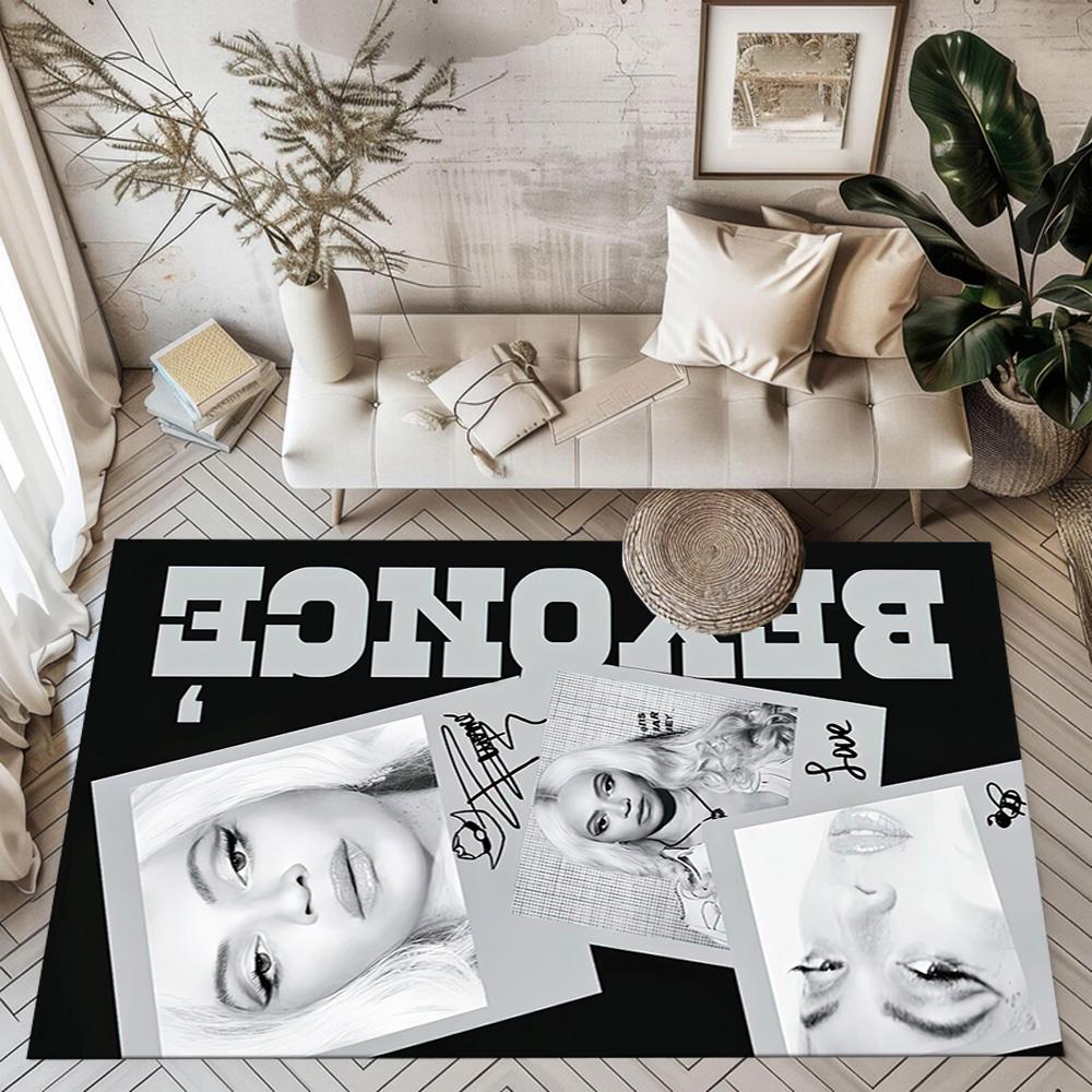 Beyoncé Square rugs are a great choice for living rooms, bedrooms, home décor, and as gifts.