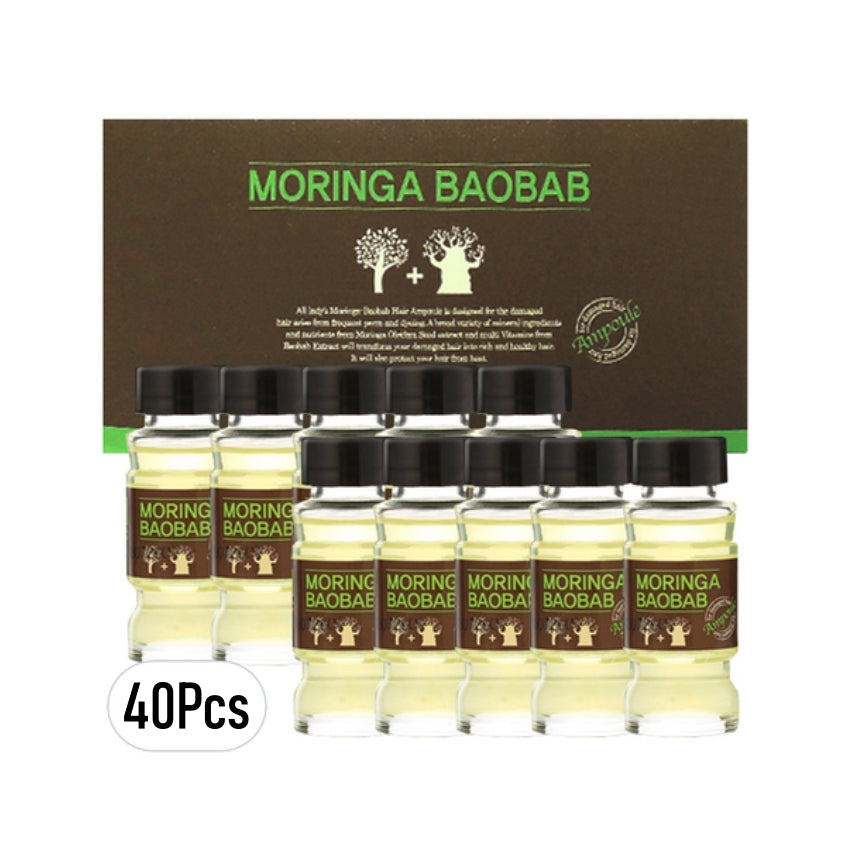 Ампулы для волос All Lady Moringa Baobob 15 мл*10 шт/20 шт/30 шт/40 шт/50 шт