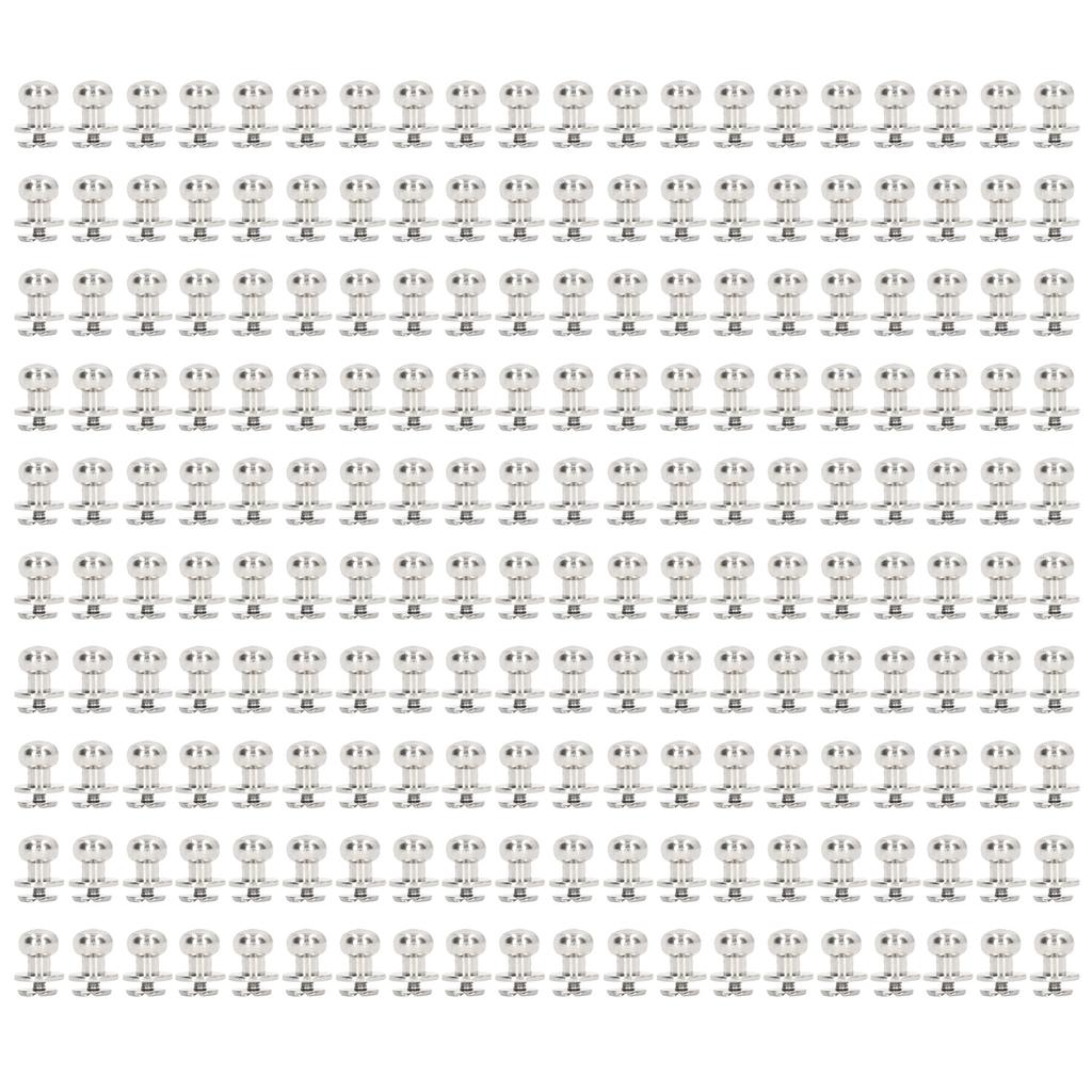 200 комплектов заклепок Monk, глянцевые, гладкие, 10x8 мм, изысканная работа, кожаные принадлежности для рукоделия