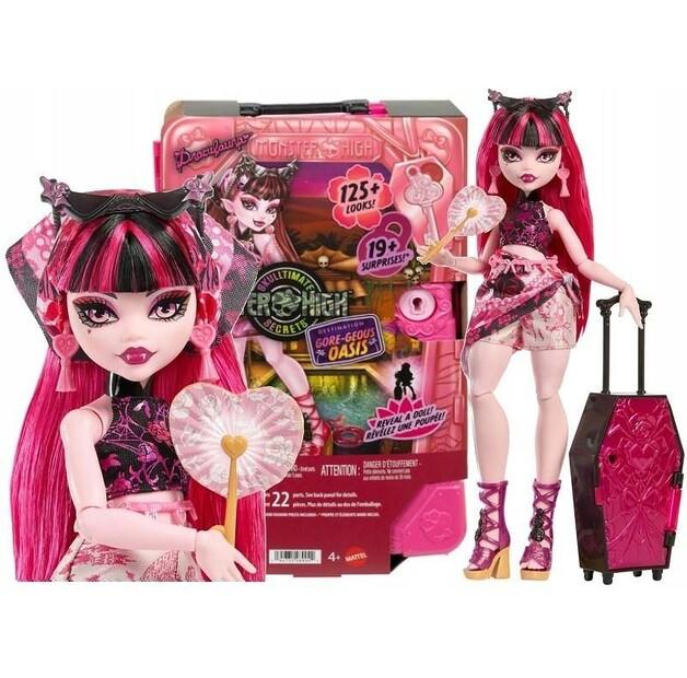 Кукла Mattel Monster High Страшные секреты Серия 7 Каникулы Дракулаура JDR50