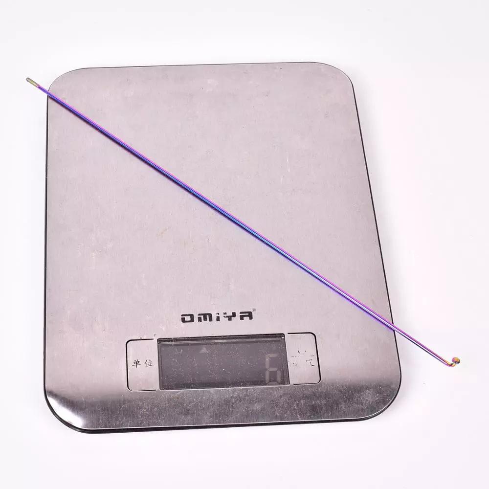 Nipples 304 Stainless Steel Rainbow Cycle Spokes Bicycle Spoke Stainless Steel Spokes Vacuum Pating
