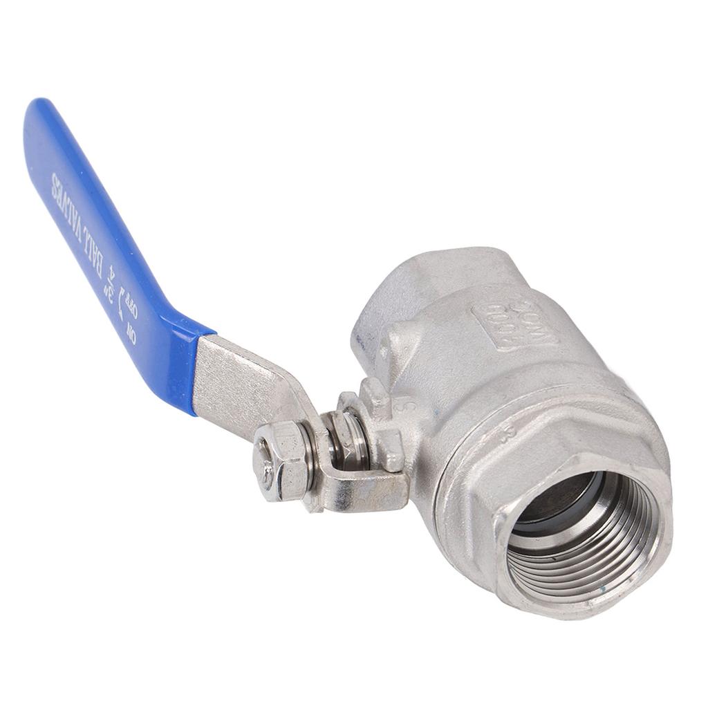 Полнопроходной шаровой кран Нержавеющая сталь Внутренняя резьба 3/4 дюйма 1000 WOG Шаровой кран для воды, масла, газа