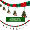 Рождественская гирлянда с баннером Счастливого Рождества Украшение для дома 2024 Рождественские елочные украшения Подарки Навидад Ноэль С Новым годом 2025