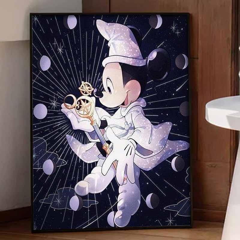 Disney 5D Diamond Painting Set DIY Celestial Mickey Handmade Diamond Decorative Painting Home Decoration