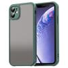 For iPhone 11 Case Drop Proof Airbags Frosted Translucent PC+TPU Phone Back Cover