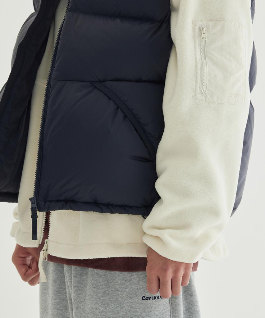 Covernat Civic Rds Down Vest Navy
