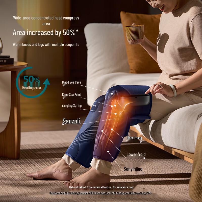 Philips PPM5204L Массажер для коленей и ног с подогревом, вилка CN (адаптер в комплекте)