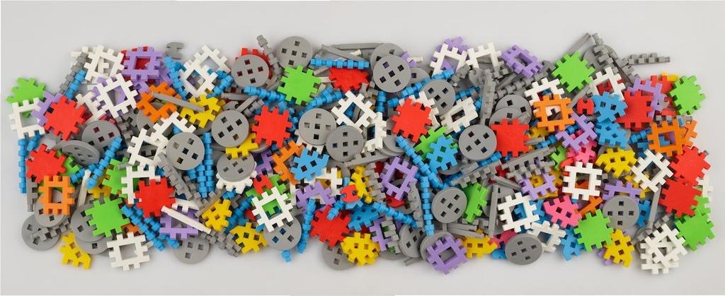 Klocki Edukacyjne Marioinex Mini Waffle Konstruktor 140 Elementów Dla 4-Latka Wspierające Motorykę
