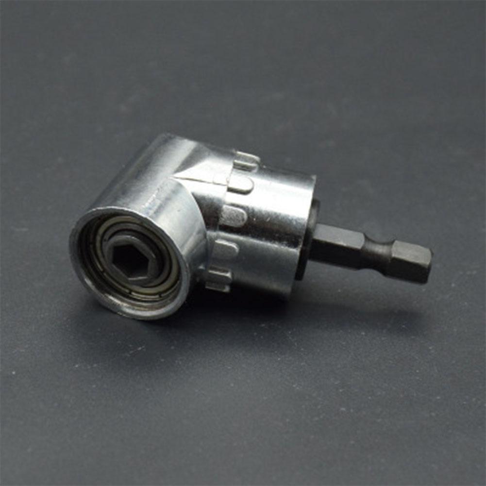 105 Degree Right Angle Driver Drilling and Driving Power Screwdriver Drill Attachment with 1/4-inch Hex Quick Change Drive