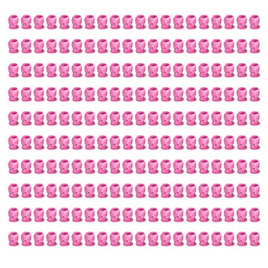 200 шт., одноразовая чашка с чернилами для татуировки в форме черепа, одноразовая чашка для пигмента со стабильной основой для аксессуаров для татуировки, макияжа