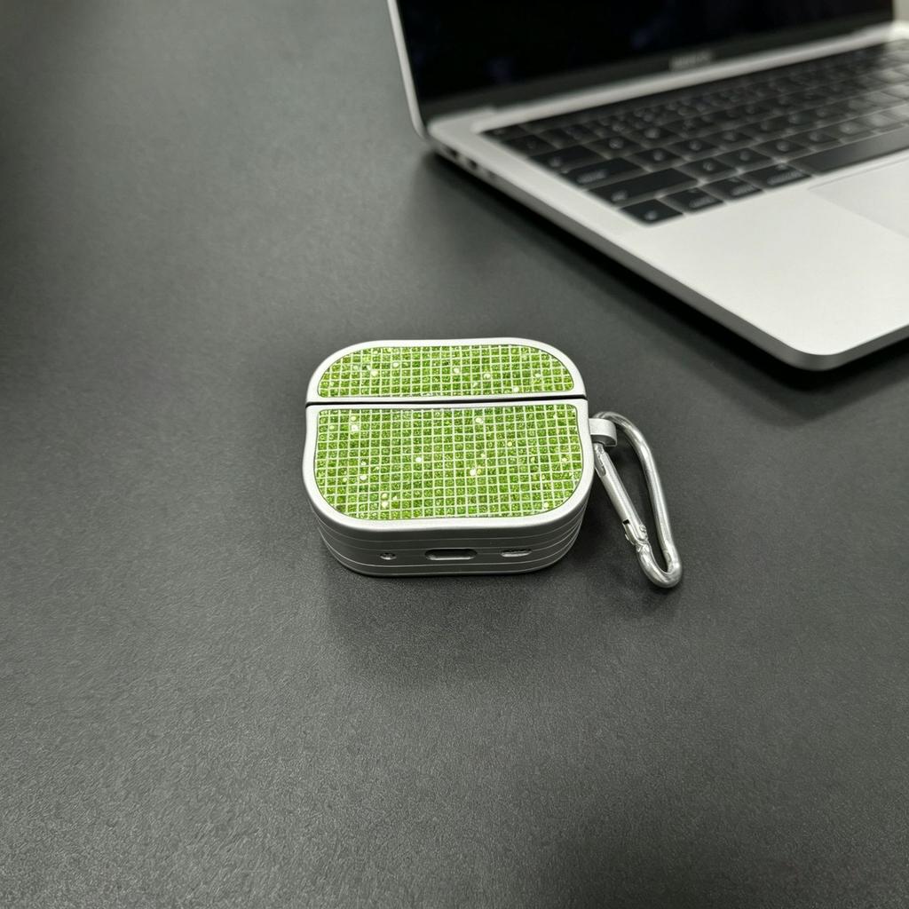 Full diamond electroplating spray paint for apple AirPods 1 earphone case sticker glitter AirPods pro1 earphone cover
