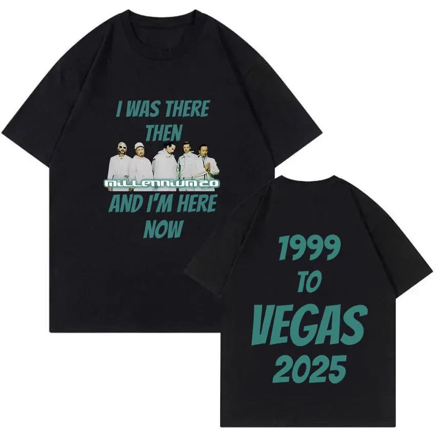 Rock Brand Backstreet Boys Я был там тогда Тур Тысячелетия Футболка Мужская Женская Мода Винтажные Футболки Мужская