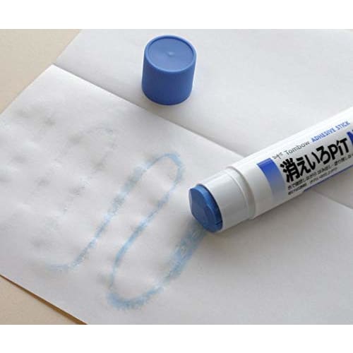 Клей-карандаш Tombow Pencil Stick Disappearing Pit N PT-NC Blue Размер корпуса: 25x100 мм/Вместимость примерно. 22г/40г