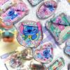 Милые 3D-наклейки Disney Стич с эффектом 'тряски' для DIY-тетради, альбома, дневника, блокнота. Декор для школьника, канцелярские товары, аниме-наклейка, игрушка.