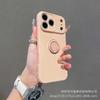 Применимо к чехлу для мобильного телефона Apple 11promax однотонный чехол-бампер из жидкого силикона с кольцом-держателем для iPhone11 защитный чехол