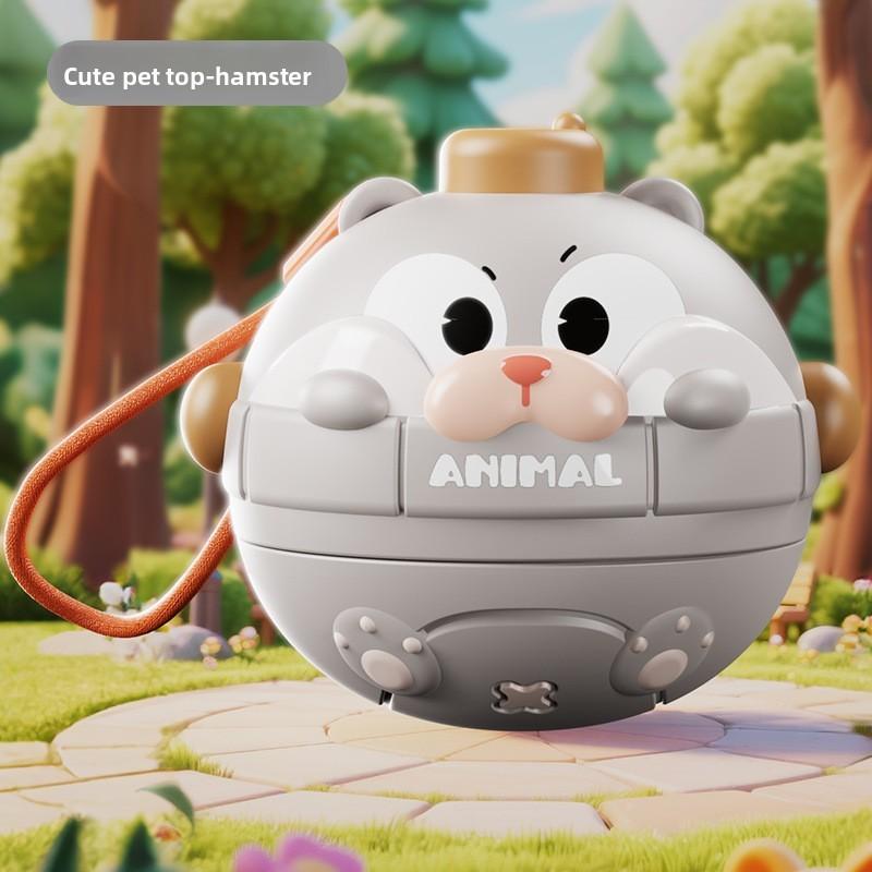 Cartoon Hamster Elephant Rabbit Gyroscope With Press And Collision Features For Parent Child Interactive Play