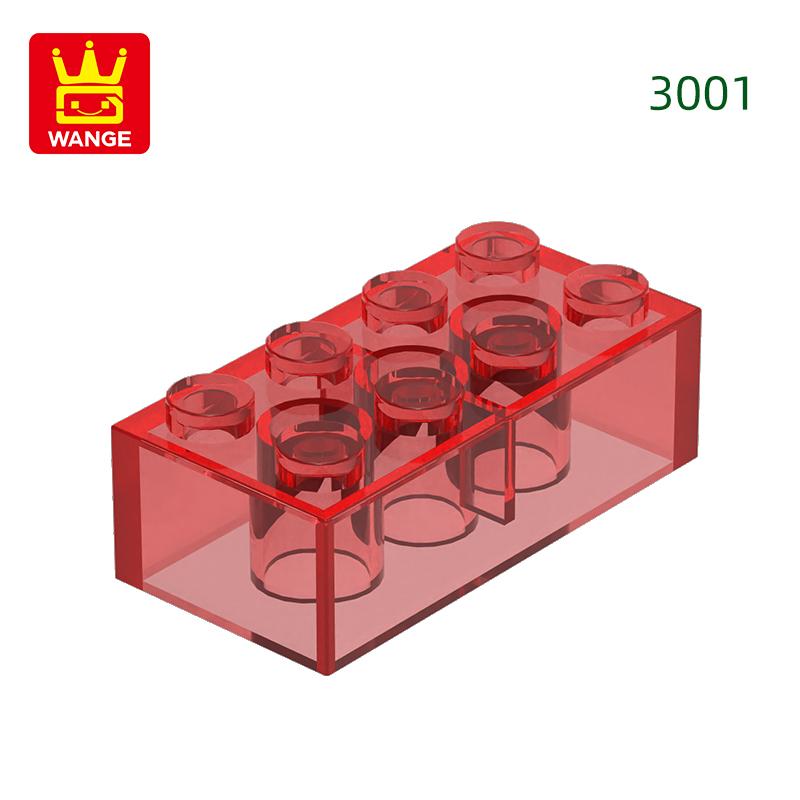 Нетоксичный 40 шт./лот 3001 2x4 Высокий 8-отверстий Строительный блок Moc Цветные детали Совместимые с Кирпичом DIY Детская игрушка Сборка Подарочная коробка
