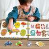 Infant Quiet Book: Velcro Pull and Paste Cards for Early Education and Kindergarten