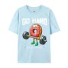 Go Hard Or Go Home Donut Weightlifting Fitness Gym Funny Party Tops Tees For Boys Brand New TShirt 3d Printed Tops Shirt