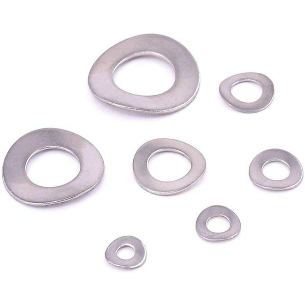 295Pcs 7 Sizes Curved Washers Kit 304 Stainless Steel Gasket Assortment Electrical Connections