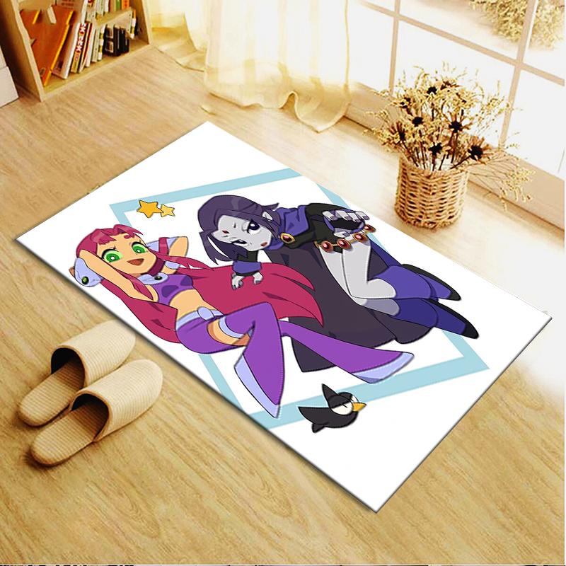 Tits Teen Titans Carpet Rug For Living Room Bedroom Home Sofa Decorationkids Play Nonslip Floor Mat