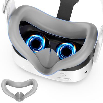 Силиконовая накладка на лицо для VR, влагозащитная подушка для лица с носовой накладкой против протекания, сменная подушка для лица для Meta Quest 3S