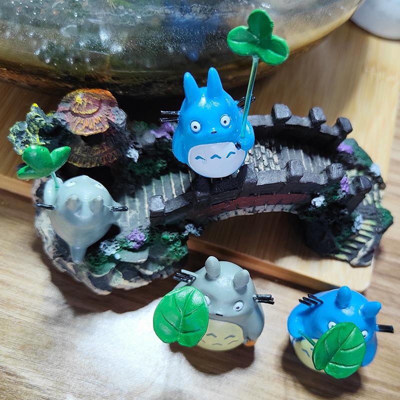 Retro Stone Bridge Ornament for Fish Tanks and Micro Landscapes