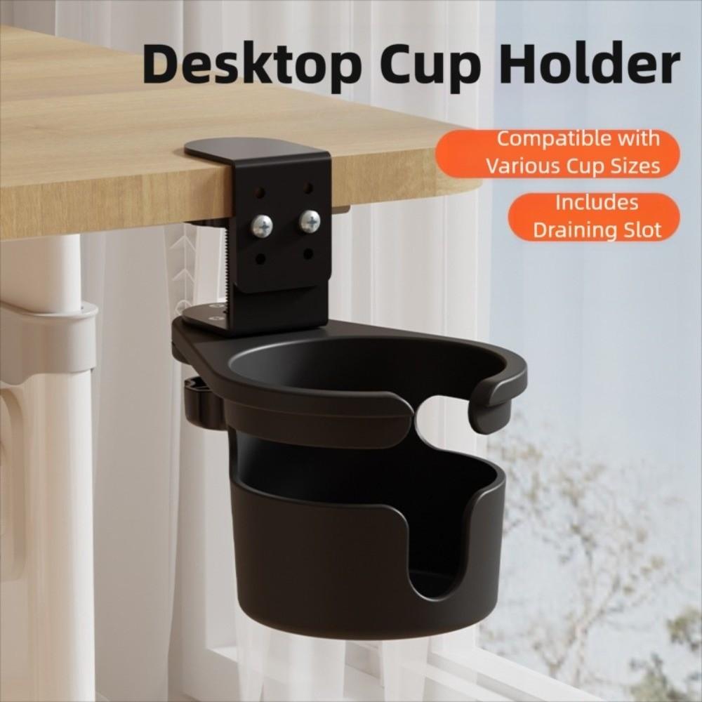 Adjustable Office Drink Cup Tray Anti Spill Coffee Storage Rack Rotating Water Cup Holder  Table