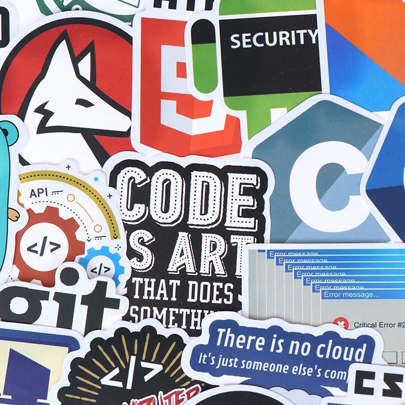 50 шт Интернет-наклейки Java программист Diy чемодан ноутбук гитара автомобильные наклейки