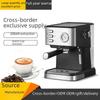 Small Semi-Automatic High Pressure Coffee Machine with Milk Frother and Integrated Pot for Foreign Trade.