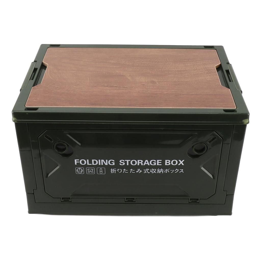 Collapsible Camping Storage Box Pulley Design Waterproof 5 Sides Opening Camping Folding Storage