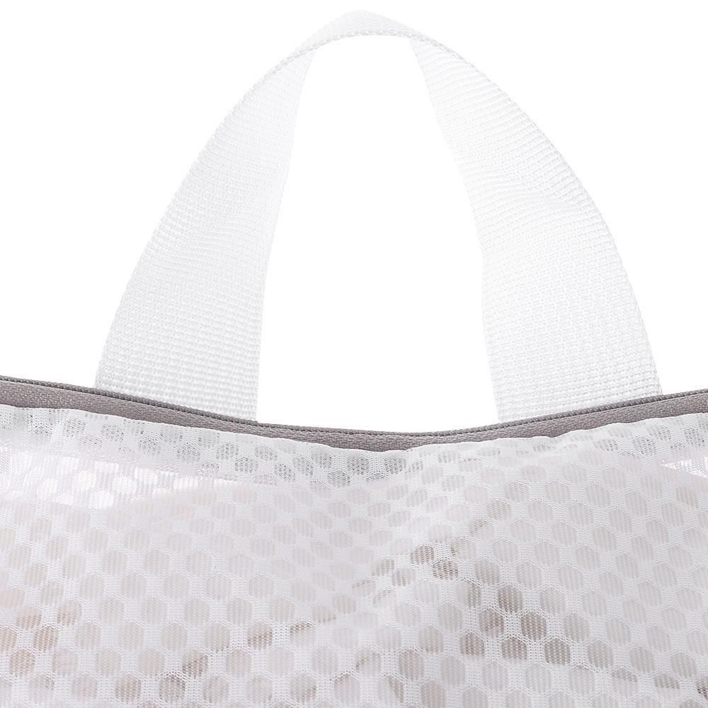 Handle Fine Knitwear Mesh Wash Bags Melamine Sponge Dirty Clothes Bag  Kitchen Scrub Mommy Sponge