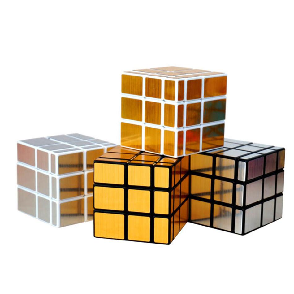 Shengshou Зеркальный кубик Рубика Профессиональный 3x3x3 Кубо Магико Головоломка Скоростной Классические Игрушки