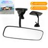 Зеркало заднего вида для автомобиля с широким углом обзора, присоска, гибкий шланг, салонное зеркало заднего вида, вращающееся на 360°, универсальное автомобильное зеркало заднего вида