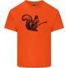 A Squirrel Playing the Guitar Unisexs Light Cotton TShirt