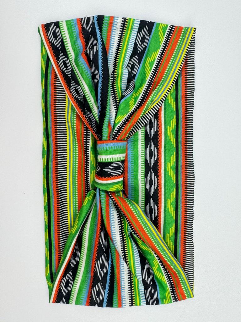 Богемная европейско-американская хлопковая повязка на голову для йоги с принтом, впитывающая пот