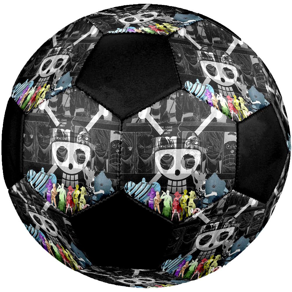 One Piece Soccer Ball Colorful All Ages Machine Stitched PVC Competition Ready Durable High-Bounce.SIZE5