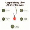 1000PCS Carp Fishing Accessories 16mm Worm-Shaped Silicone Line Aligner Sleeves Line Protector Fishing Anti-Tangle Sleeve AG196