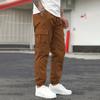 Men's Solid Color Cargo Pants Casual Fashion Pants