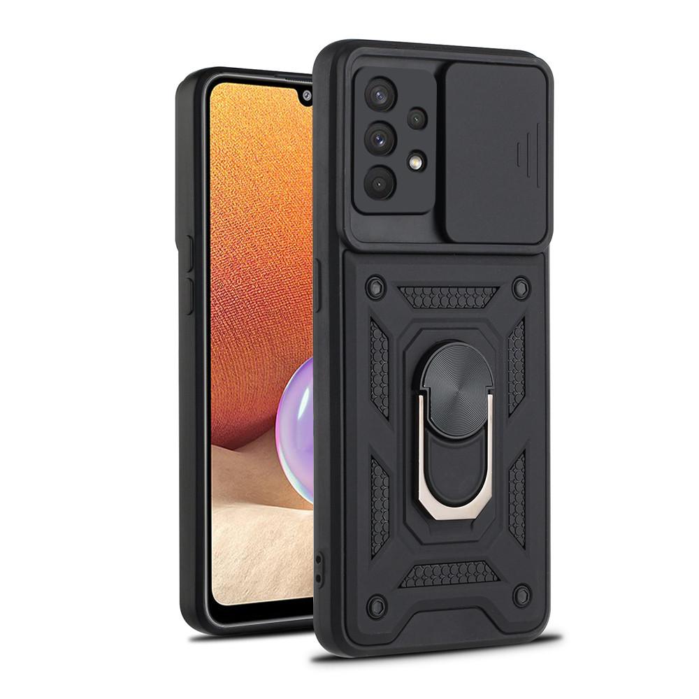 Чехол для защиты камеры Samsung Galaxy A32 A52 A22 A72 5G 4G A12 A82 A02S A42, автомобильный магнитный держатель, кольцо, бампер, чехол, Fundas