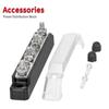 Positive Negative Bus Bar Battery Power Distribution Block 4 X M6 Car Terminal Block Studs 6 X M4 Terminal Bus Screws for Boat