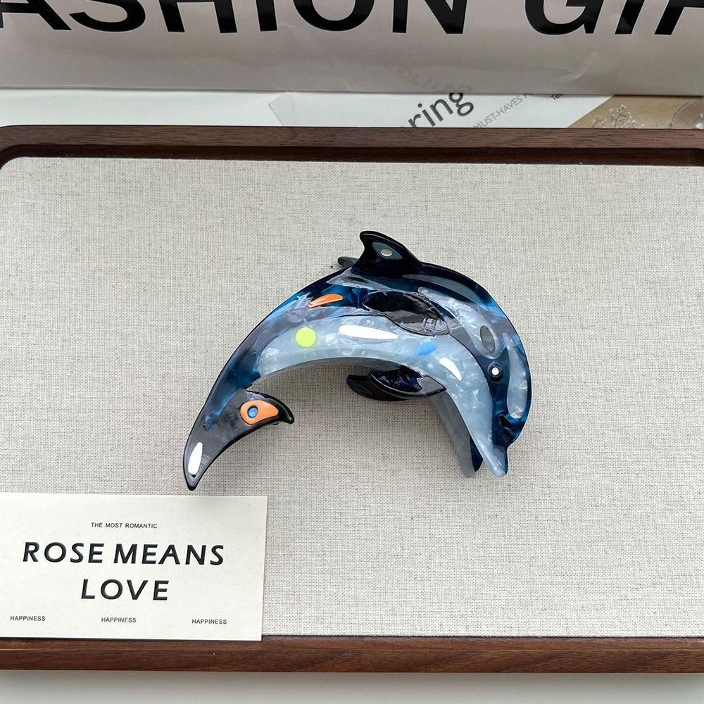 Китовый ацетат животное волос коготь уксусная кислота большая акула заколка креативный морской зверь заколка для волос девушка