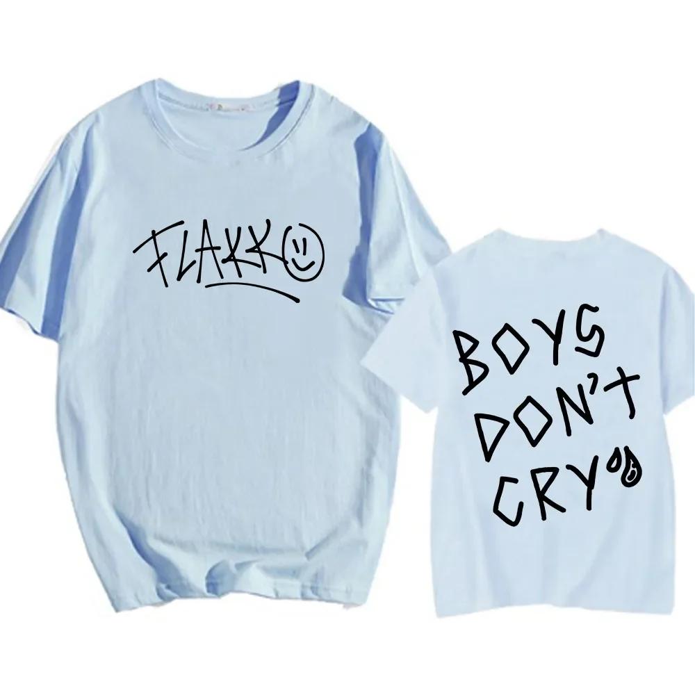 Rels B Flakk Smile Tshirt Boys Dont Cry Letter Graphic Teeshirt Cotton Summer Casual UnisexUnisex Shirt Streetwear Ropa De Mujer