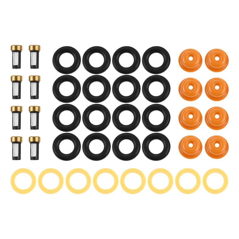 1Set For Ford MERC LINC V8 Injector Repair Kit TK712,For Ford Aerostar (97-86)/Bronco (92-87)/II (90-86)/Cougar (88)