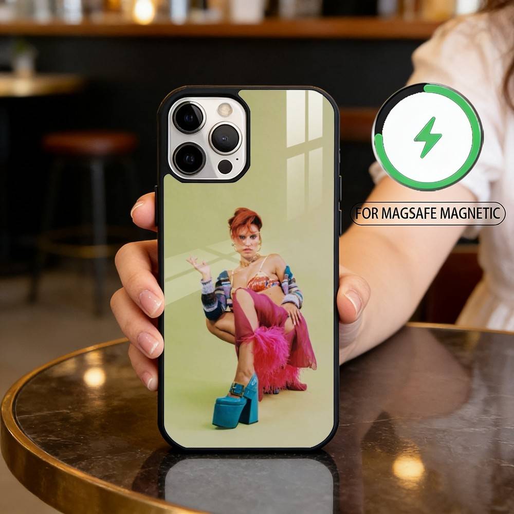 GOOD Singer R-RAYE-YE Magnetic For Magsafe Wireless Charging Phone Case For iPhone17,16,15,14,13,12,11 Plus,Pro Max