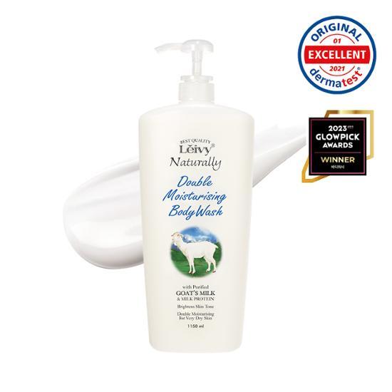 Leivy Large Capacity Goat Milk Body Lotion and Body Wash