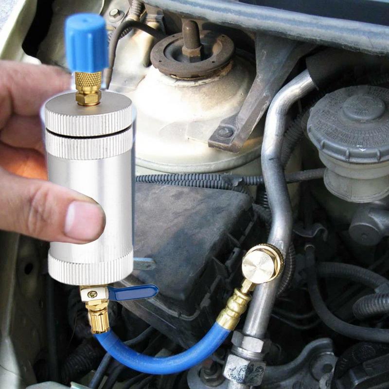 Комплект для заправки холодильника Комплект для заправки хладагента в кондиционере Дозирующий клапан Комплект шлангов для заправки кондиционера Инструмент для заправки хладагентом